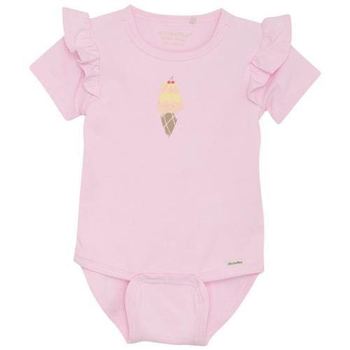 Minymo GOTS Babybody Lyserød | Lyserød | 74 cm