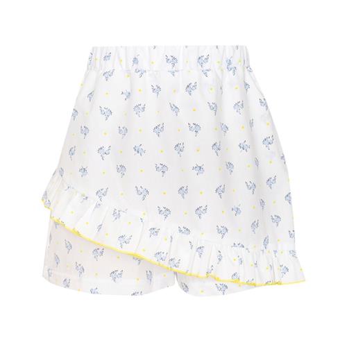 Se Paade Mode Blomstret Buksenederdel Pearl White | Hvid | 6 years ved Babyshop