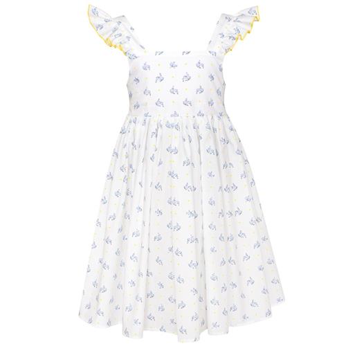 Paade Mode Blomstret Kjole Pearl White | Hvid | 6 years