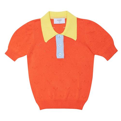 Se Paade Mode Strikket Poloshirt Orange | Orange | 8 years ved Babyshop