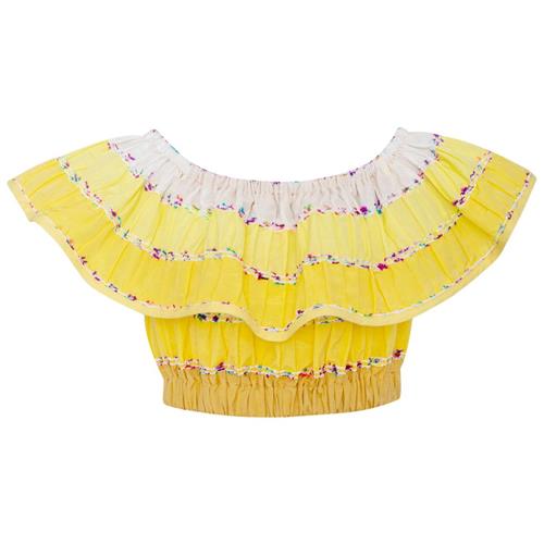 Paade Mode Croptop Sunrise Yellow | Gul | 4 years