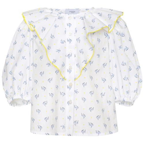 Paade Mode Blomstret Bluse Pearl White | Hvid | 12 years