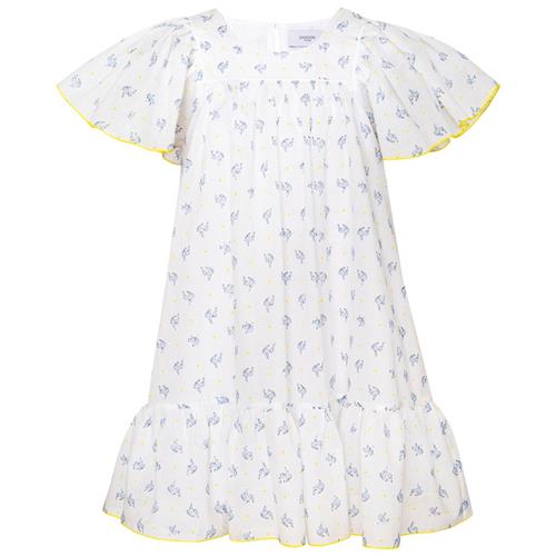 Paade Mode Blomstret Kjole Pearl White | Hvid | 4 years