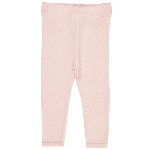 Copenhagen Colors Leggings I Pointelle Dusty Rose | Lyserød | 56 cm