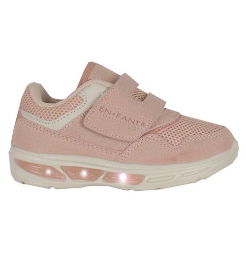 En Fant En Fant Sneakers m. Velcro - Misty Rose m. Lys