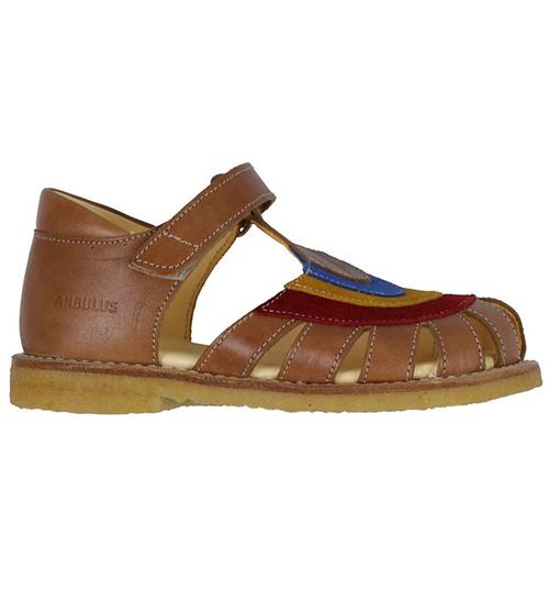 Se Angulus Angulus Sandaler - Tan/Red ved KidsWorld