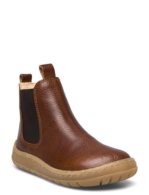 Se ANGULUS Booties - Flat - With Elastic ANGULUS Brown ved Booztlet