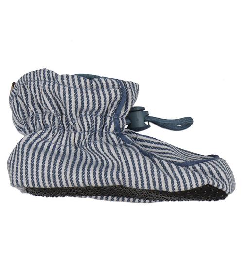 Melton Melton Hjemmesko - Striped - Dark Denim