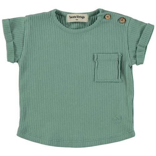 Tocoto Vintage Ribbet Baby T-shirt Grøn | Grønn | 12 months