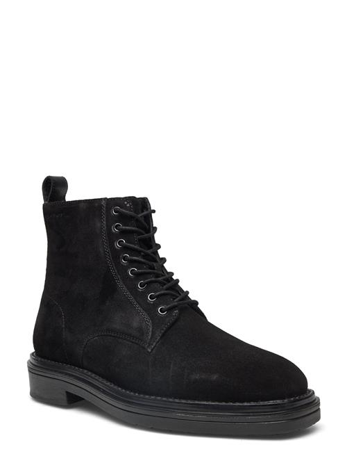 Se GANT Boggar Mid Boot GANT Black ved Booztlet