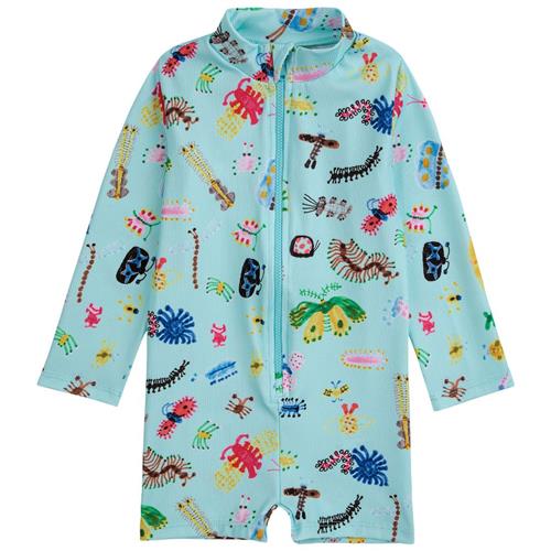 Se Bobo Choses Funny Insects Mønstret UV-dragt Blå | Blå | 12 months ved Babyshop