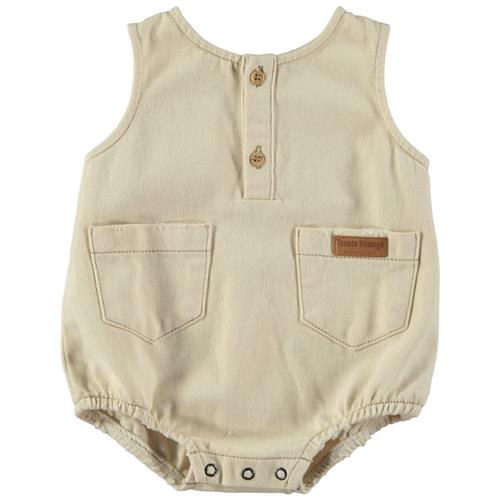 Tocoto Vintage Sarga Babybody Naturhvid |  | 6 months