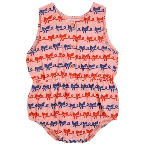 Se Bobo Choses Ribbon Bow Romper Lyserød | Lyserød | 9 months ved Babyshop