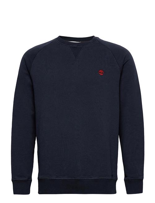 Se Timberland Exeter River Loopback Crew Neck Sweatshirt Dark Sapphire Timberland Blue ved Booztlet