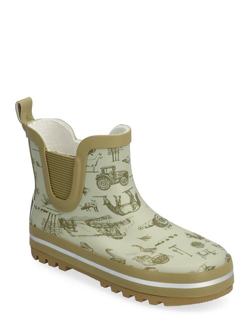 Short Wellies - Aop Mikk-line Green