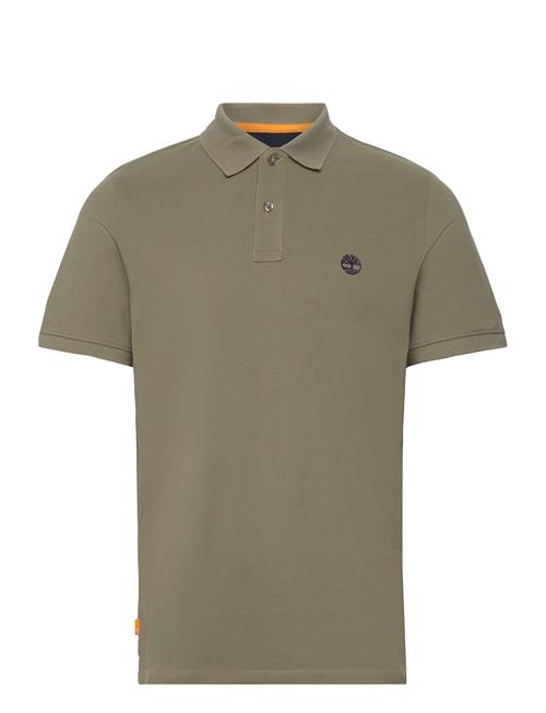 Se Timberland Millers River Pique Short Sleeve Polo Cassel Earth Timberland Khaki ved Booztlet