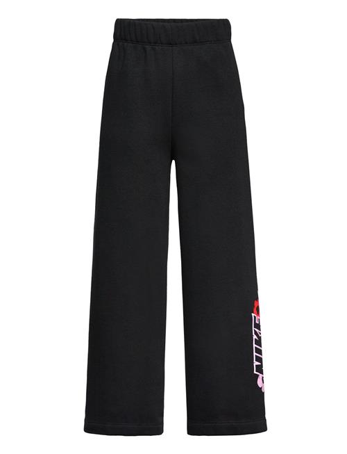 Se Nike Nkg Floral Fleece Wide Leg Pan / Nkg Floral Fleece Wide Leg Nike Black ved Booztlet