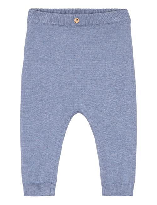 Mango Knit Trousers Mango Blue