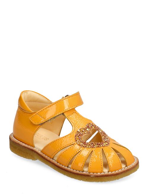 Se ANGULUS Sandals - Flat - Closed Toe - ANGULUS Orange ved Booztlet