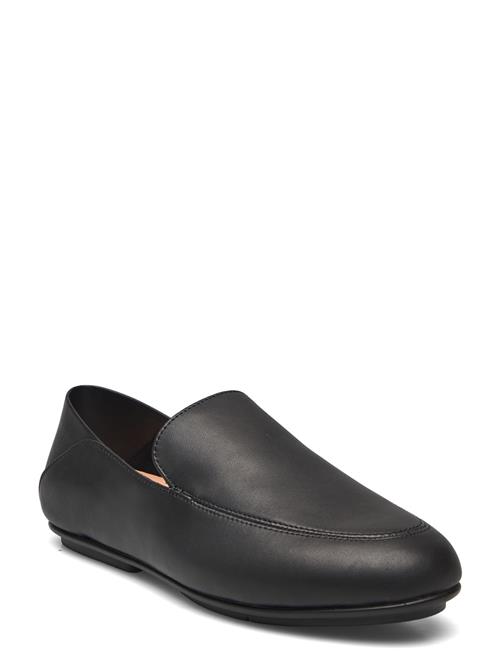 FitFlop Allegro Crush-Back Leather Loafers FitFlop Black