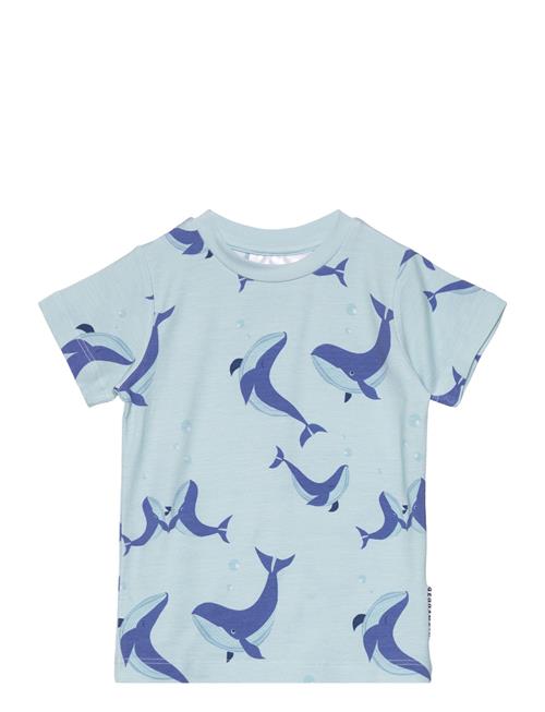 Se Geggamoja Bamboo T-Shirt Geggamoja Blue ved Booztlet