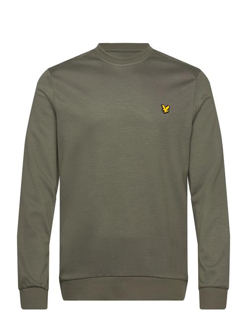 Se Lyle & Scott Sport Crew Neck Fly Fleece Lyle & Scott Sport Khaki ved Booztlet