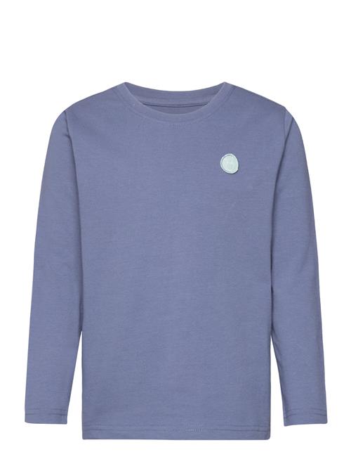 Regular Fit Badge Long Sleeved - Go Knowledge Cotton Apparel Blue