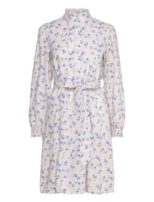 Noella Rina Shirt Dress Flower Noella Blue