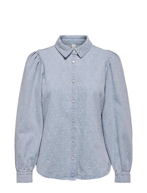 ONLY Onlrocco-Eliza Ls Dnm Shirt Bj ONLY Blue