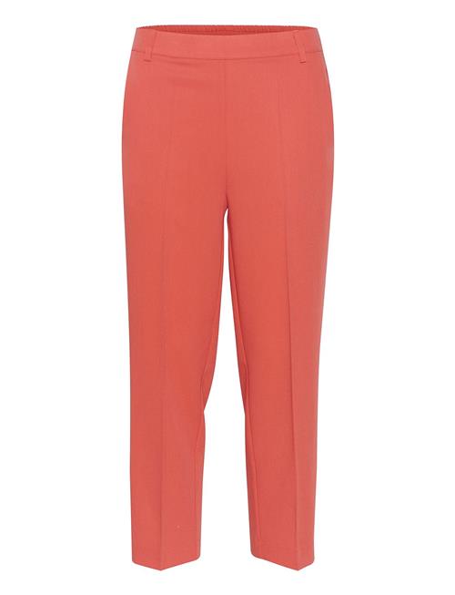 Se Kaffe Kasakura Hw Cropped Pants Kaffe Red ved Booztlet