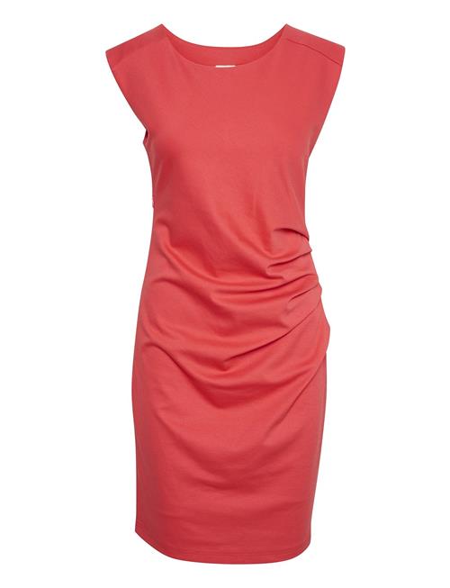 Kaffe Kaindia Round-Neck Dress Kaffe Coral