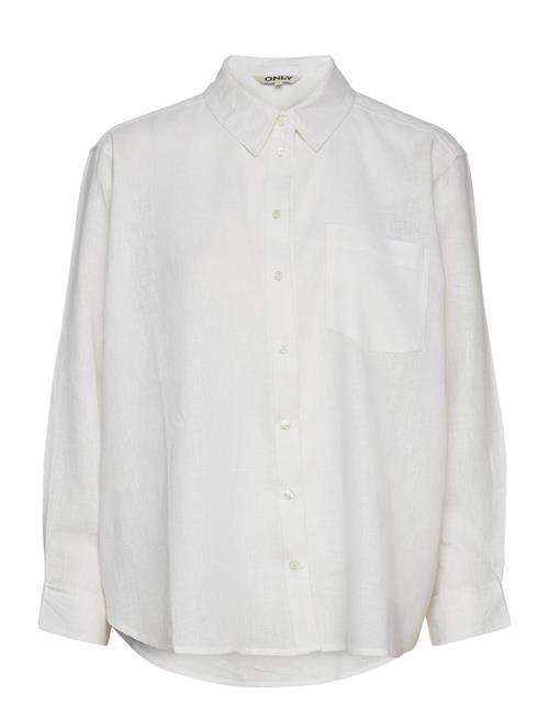 ONLY Onltokyo L/S Linen Blend Shirt Pnt Noos ONLY White