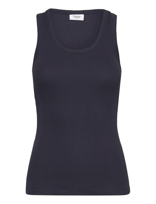 Astersz Tank Top Saint Tropez Navy