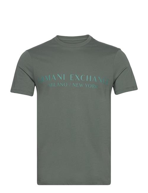 Se Armani Exchange T-Shirt Armani Exchange Green ved Booztlet