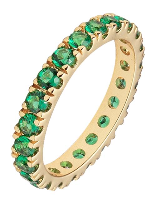 Mockberg Elipse Ring Gold/Green Xs/50 Mockberg Gold