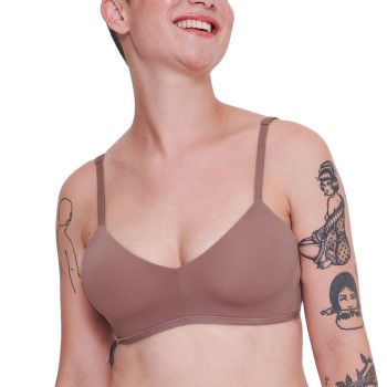 Sloggi Bh Soft Adapt Padded Bra Brun X-Large Dame