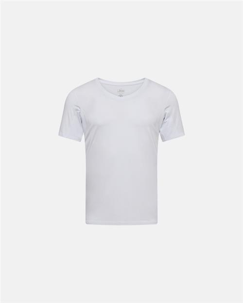 Sweat proof t-shirt v-neck | Bambusviskose | Hvid