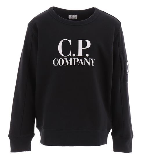 Se C.P. Company C.P. Company Sweatshirt - Sort m. Print ved KidsWorld