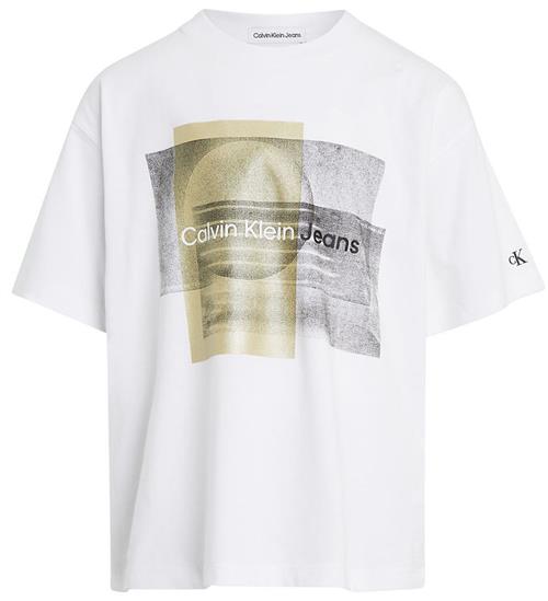 Calvin Klein Calvin Klein T-Shirt - Layered Graphic - Bright White