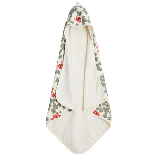 garbo&friends Mønstret Hættehåndklæde Pelargonium One Size      Unisex
