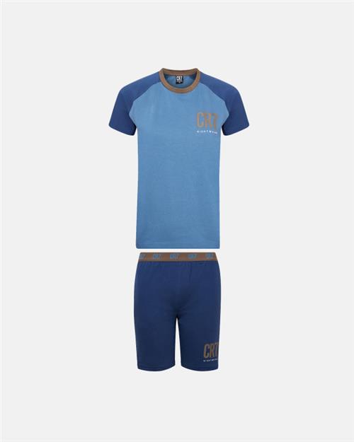 Pyjamas m. shorts "Kids" | 100 bomuld | Multifarvet