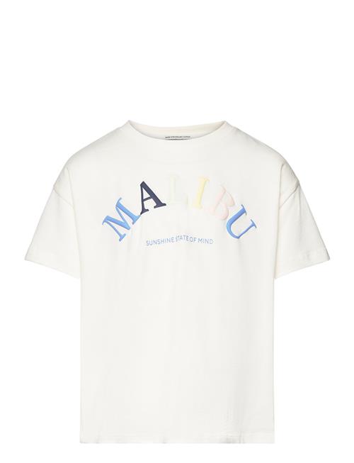 Over D Printed T-Shirt Tom Tailor White