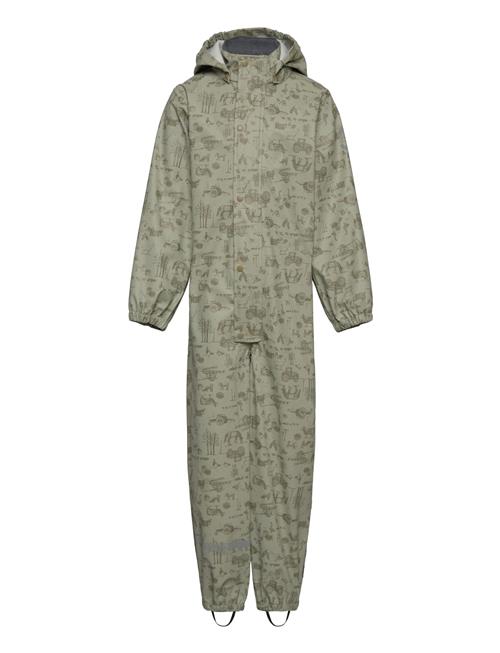 Se mikk-line Pu Rain Suit Aop Recycled Mikk-line Green ved Booztlet