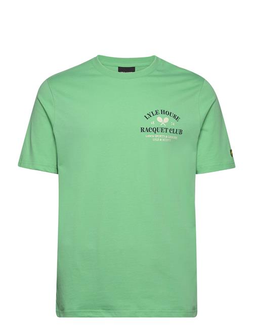 Lyle & Scott Racquet Club Graphic T-Shirt Lyle & Scott Green