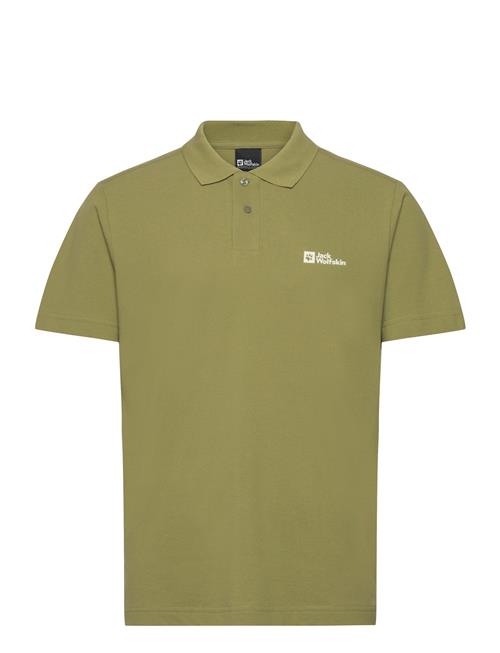 Essential Polo M Jack Wolfskin Green