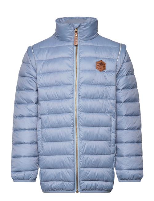 Nylon Puffer 2 In 1 Jacket Mikk-line Blue