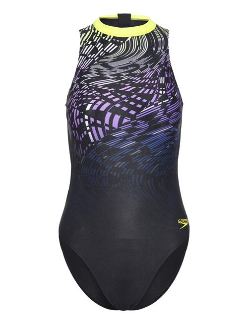 Speedo Womens Printed Hydrasuit Speedo Black