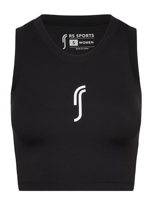 RS Sports Women’s Racquet Crop Tank RS Sports Black