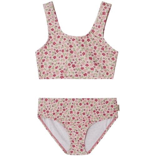 Se Kuling Ios Mønstret Bikini Summer Flowers | Lyserød | 110/116 cm ved Babyshop