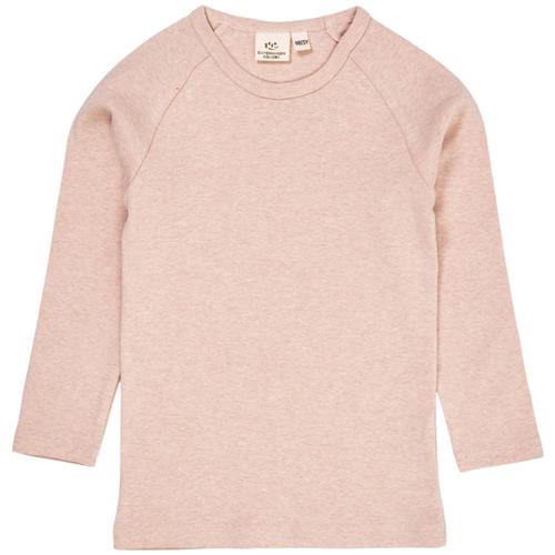 Copenhagen Colors Langærmet T-shirt Old Rose Melange | Lyserød | 86 cm